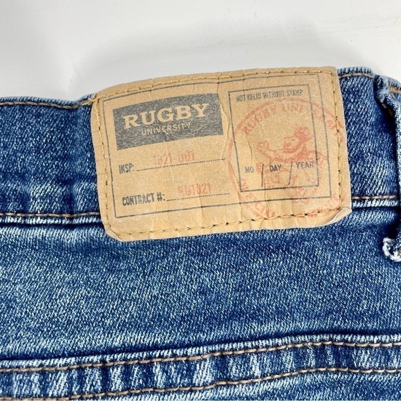 Rugby University Classic Denim Jeans Men’s 42 Waist 32 Length Stretch Fit - Picture 7 of 8